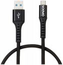 Amazon Brand - Solimo Charging Braided Micro USB Data Cable (1 Meter, Black)...