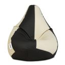 Amazon Brand - Solimo Classic XXXL Filled Bean Bag (with Beans) - Brown and Cream...