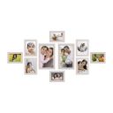 Amazon Brand - Solimo Collage Photo Frames, Set of 10,wall hanging (4 pcs - 13.0cm x18.0cm, 4 pcs - 15.5cm.X 20.5cm , 2 pcs - 18.0 cm X 28.0cm)...