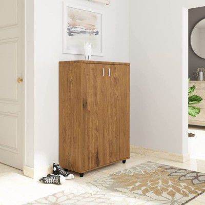 Amazon Brand - Solimo Conga Engineered Wood Shoe Rack 