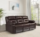 Amazon Brand - Solimo Costa 3 Seater Leatherette Manual Recliner (Brown)...