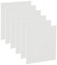 Amazon Brand - Solimo Cotton Canvas Board, 15cm x 15cm, Pack of 6...
