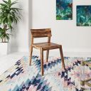 Amazon Brand - Solimo Cupar Single Seater Dining Chair (Solid Sheesham Wood, Natural Finish)...