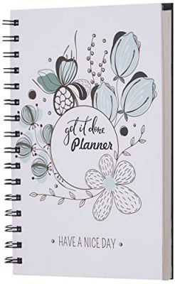 Amazon Brand - Solimo Daily Planner and Organizer, To Do List, Undated Hard Bound Planner