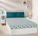 Amazon Brand - Solimo Damask Dreams 144 TC 100% Cotton Double Bedsheet with 2 Pillow Covers...