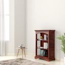 Amazon Brand - Solimo Danio Solid Sheesham Wood Bookshelf Honey Finish, 3 Shelves...