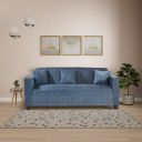 Amazon Brand - Solimo Darius 3-Person Sofa (Fabric, Grey)...