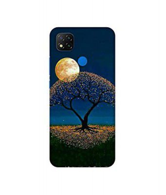 Amazon Brand - Solimo Designer Dark Night View 3D Printed Hard Back Case Mobile Cover for Mi Redmi 9 / Redmi 9C / Redmi 9 Active