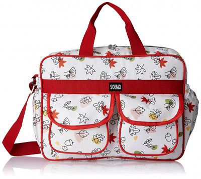 Amazon Brand – Solimo Diaper Bag with 4 Outside Pockets 