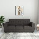 Amazon Brand - Solimo Duyce 3 Seater Sofa (Fabric, Brown)...