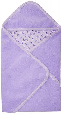 Amazon Brand - Solimo Easy-Dry Hooded Baby Towel / Wrapper (508.0mm L X 610.0mm W)
