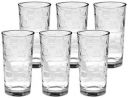 Amazon Brand - Solimo Eden Juice Glass Set, 260ml, Set of 6, Transparent...