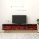 Amazon Brand - Solimo Elchee Solid Sheesham Wood TV Unit (Honey Finish)...