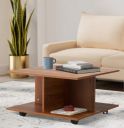 Amazon Brand - Solimo Engineered Wood Compact Contemporary Coffee Table | Walnut...