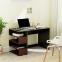 Amazon Brand - Solimo Fame Engineered Wood Study Desk (Walnut & Black)...