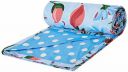Amazon Brand - Solimo Felice Floral(25232) 144 TC 100% Cotton Single Reversible Dohar, Blue...