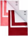 Amazon Brand - Solimo Fleece Baby Water Resistant Dry Sheet Small 70Cm X 50Cm Dark Pink And Red...