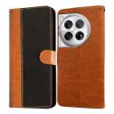 Amazon Brand- Solimo Flip for OnePlus 12R 5G (Leather_CamelBlack)...