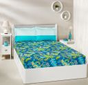 Amazon Brand - Solimo Floral Foliage 144 TC 100% Cotton Double Bedsheet with 2 Pillow Covers...