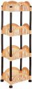 Amazon Brand - Solimo Four-Tier Multipurpose Plastic Rack for Kitchen, Living Room, Bathroom (Convex, Beige and Brown)...