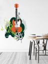 Amazon Brand - Solimo 'Guitar Passion' PVC Vinyl Wall Decal | Easy Application | Vibrant Music Décor (65 cm x 150 cm, Multicolour)...