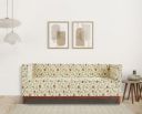 Amazon Brand - Solimo Halley 3 Seater Sofa (Fabric, Multicolour-2)...