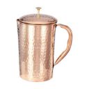 Amazon Brand - Solimo Hammered Copper Jug, 1350 ml...