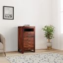 Amazon Brand - Solimo Hanbok Solid Sheesham Wood Chest of Drawers, 6 Drawers (Natural Finish)...