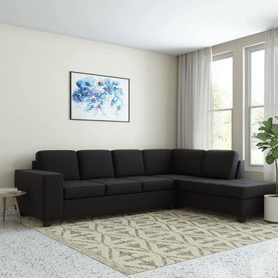 Amazon Brand - Solimo Hibiya, 3+RHS Sofa with Lounger