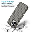 Amazon Brand - Solimo High Protection Capsule Design Back Cover for Apple iPhone 16 Pro - Transparent Grey...