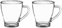 Amazon Brand - Solimo Hollywood Glass Coffee Mug Set, 255ml, Set of 2, Transparent...