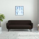 Amazon Brand - Solimo Intun 3 Seater Sofa (Fabric, Chestnut Brown)...