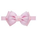 Amazon Brand - Solimo Kids Hair Band with Shiny Pink Bow...