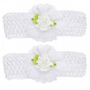 Amazon Brand - Solimo Kids Hair Bands Flowers Pack of 2...
