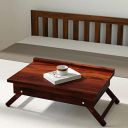 Amazon Brand - Solimo Lablab Solid Sheesham Wood Foldable Laptop Table...