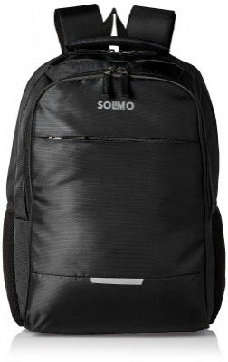 Amazon Brand - Solimo Laptop Backpack for 15.6-inch Laptops, 30L (Black)