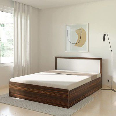 Amazon Brand - Solimo Lorien Engineered Wood Queen Bed with storage