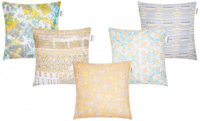 Amazon Brand - Solimo Luvem Polyester Printed Cushion Covers
