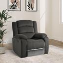 Amazon Brand - Solimo Mars 1 Seater Fabric Recliner (Grey)...