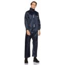 Amazon Brand - Solimo Men's Polyester Water Resistant Casual Style Rain Coat with Pant (Blue, Small)...