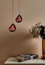 Amazon Brand - Solimo Metal Wall Sconces Tealight Candle Holders - Wall Hanging for Home Decor (Set of 2), Gold...