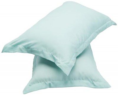 Amazon Brand - Solimo Microfiber Solid Pillow Cover (Set of 2, Green, 17" X 27")