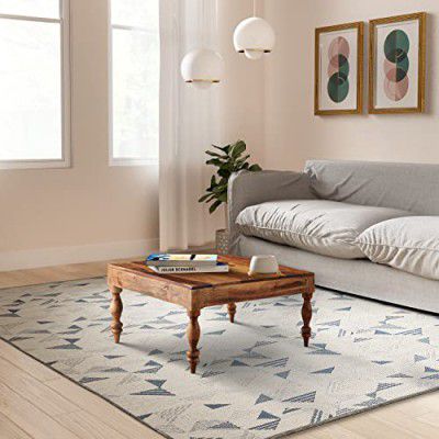 Amazon Brand - Solimo Miggel Square Coffee Table with Designed Legs