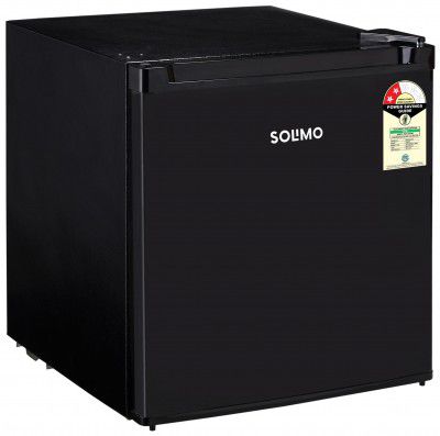 Amazon Brand - Solimo Mini Fridge with Direct Cooling Technology | Black (45 Liters)