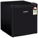 Amazon Brand - Solimo Mini Fridge with Direct Cooling Technology | Black (45 Liters)...