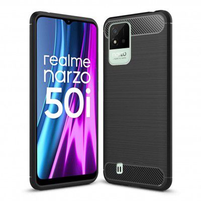 Amazon Brand - Solimo Mobile Case Rubber Pouch for Realme Narzo 50i