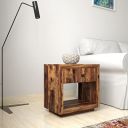 Amazon Brand - Solimo Moniac Bedside Table with 1 Drawer (Sheesham Wood, Natural Finish)...