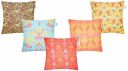 Amazon Brand - Solimo Mowsti Polyester Printed Cushion Covers, Set of 5, 16 x 16 Inch...