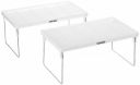 Amazon Brand - Solimo Multi-purpose Plastic Stackable Racks...