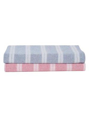 Amazon Brand - Solimo- Multicolour Turkish Towel-TurkishTowel-Pack2